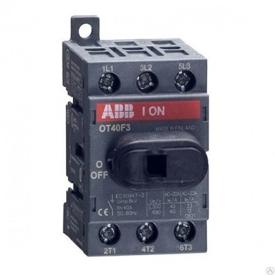 Рубильники модульные серия OT ABB